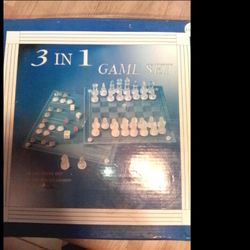 Glass Chess Board With Pieces