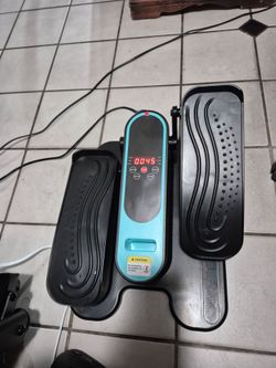 Electric seated pedal exerciser