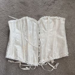 Hips and Curves White Corset