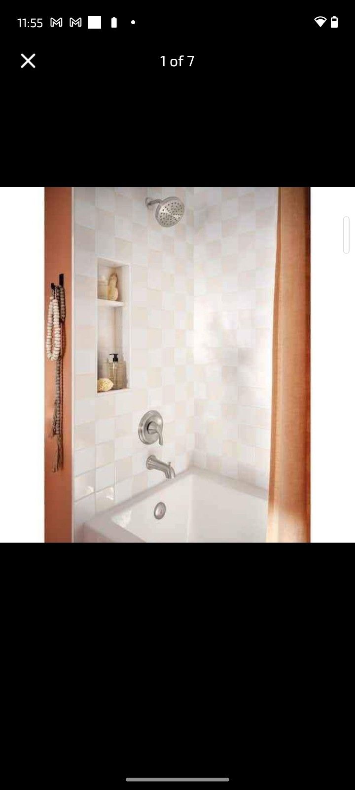 4 Deluxe Shower/Bath Fixtures