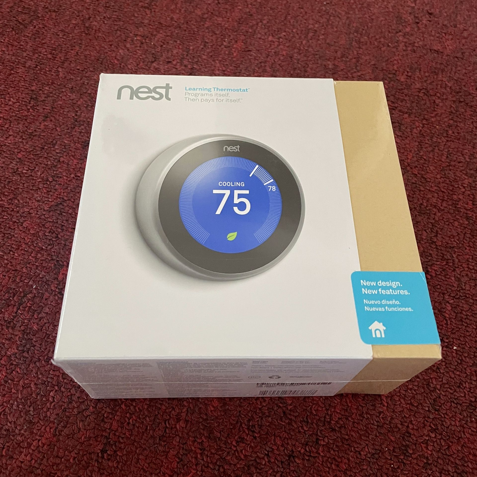 Brand New - Google Nest Learning Programmable Smart Thermostat