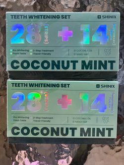 Shinix Teeth Whitening set 2 pack bundle(Sealed)