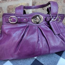 Coach Garnet Turnlock  (Retail $425)