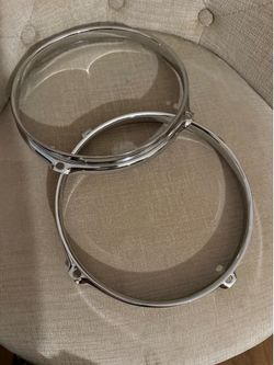 8” tom hoops 4 lugs