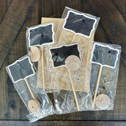 Mini Chalkboard Signs (5 Pieces)