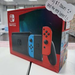 Nintendo Switch V2 New - Payments Available - Pay $1 Down To take It home