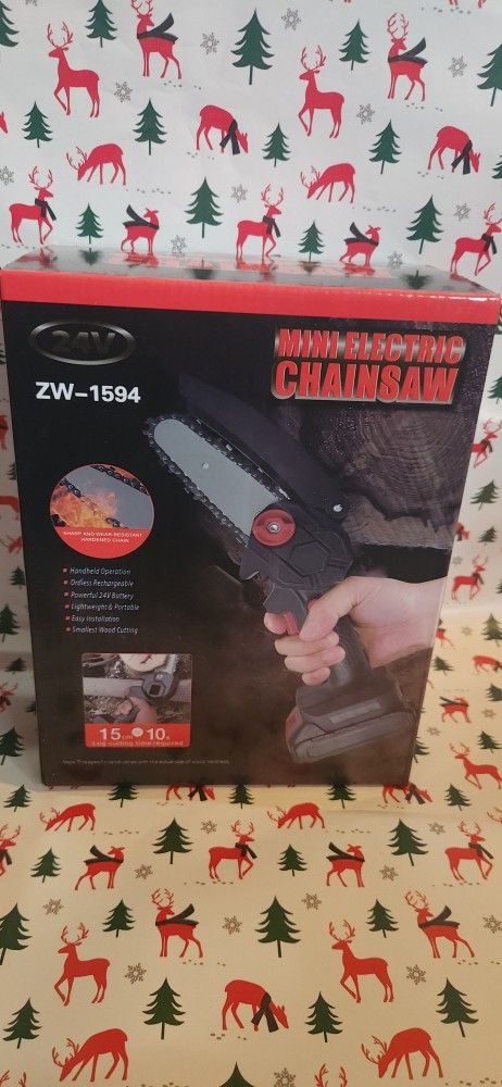 Mini Electric Chainsaw 24v