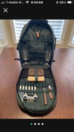 Backpack New Picnic Time with Accessories 