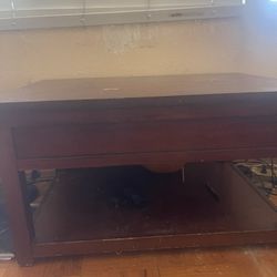 Table With Storage Space