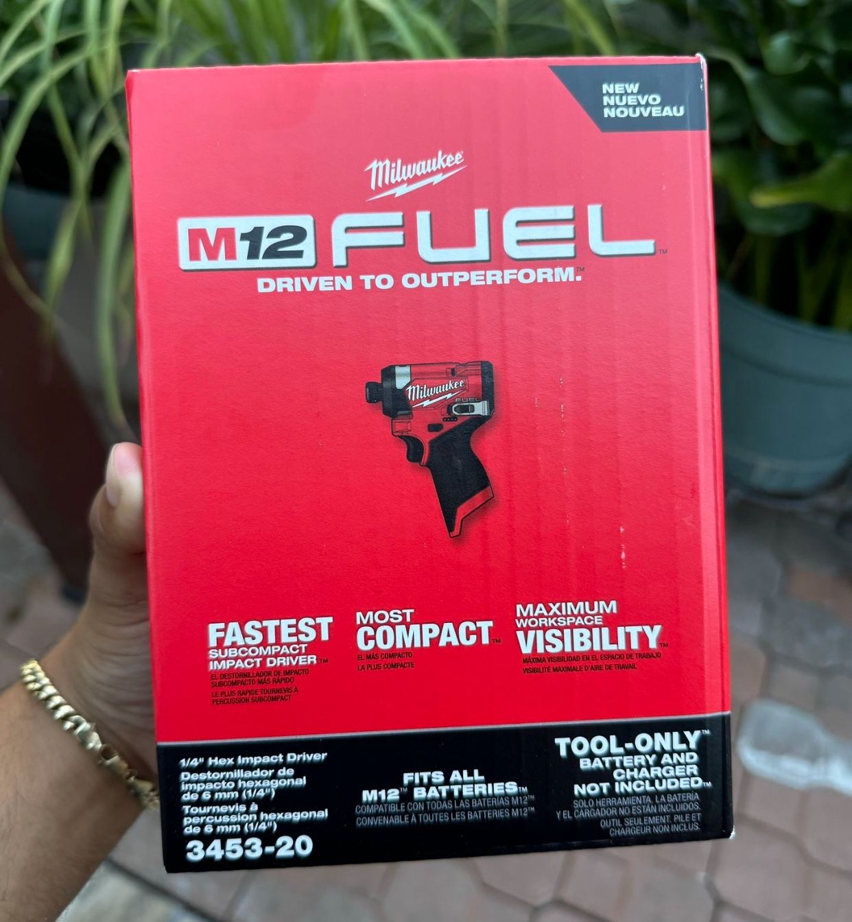 Milwaukee New 1/4” Impact Fuel M12