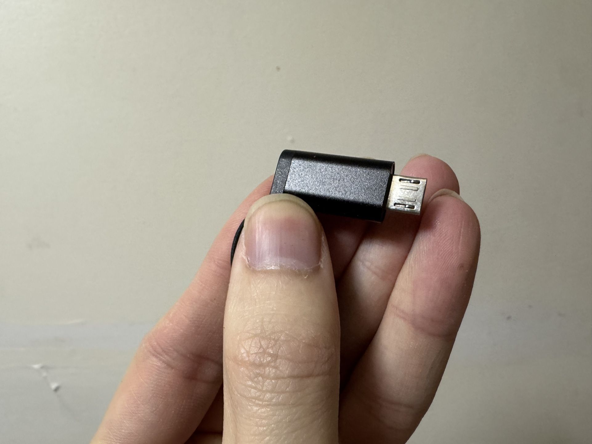 USB-C to Micro USB adapter
