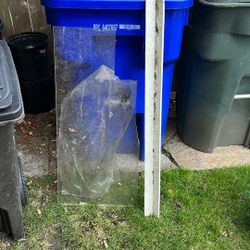 Free Plexiglass And Flashing 1 Piece Each