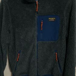 ll bean fleece sherpa jacket men 