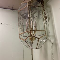 Brass Chandelier 