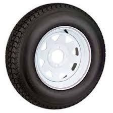 2-Pack Trailer Tires On White Wheel Rims 530x12 $100 no bargaining no reply if you bargain
