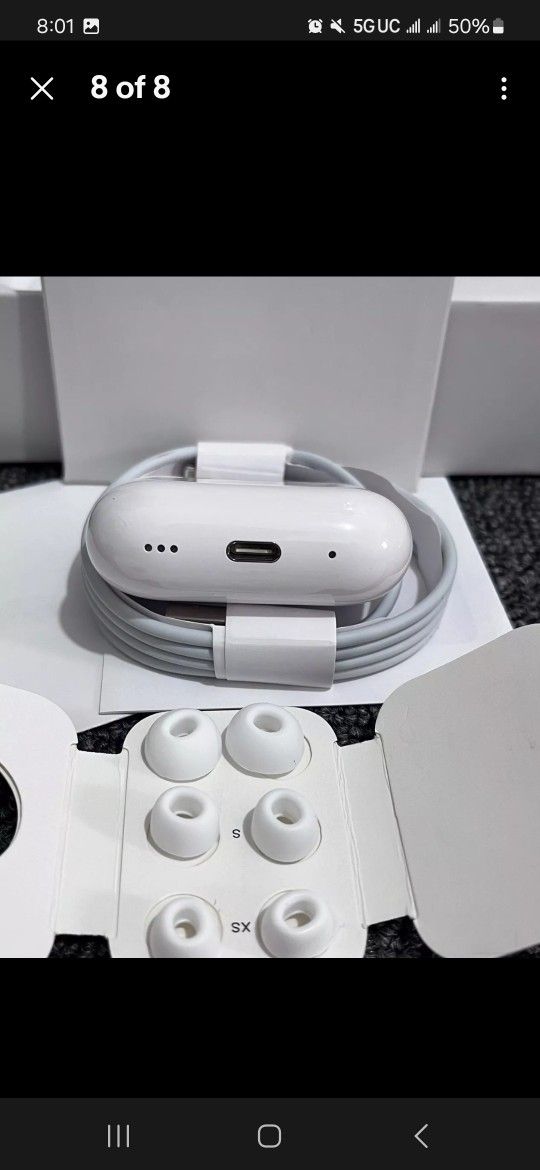 Apple Earphones Pro 2nd Generation Pods with Wireless Charging Case Left & Right