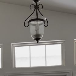 Metal Glass Ceiling Light Fixture
