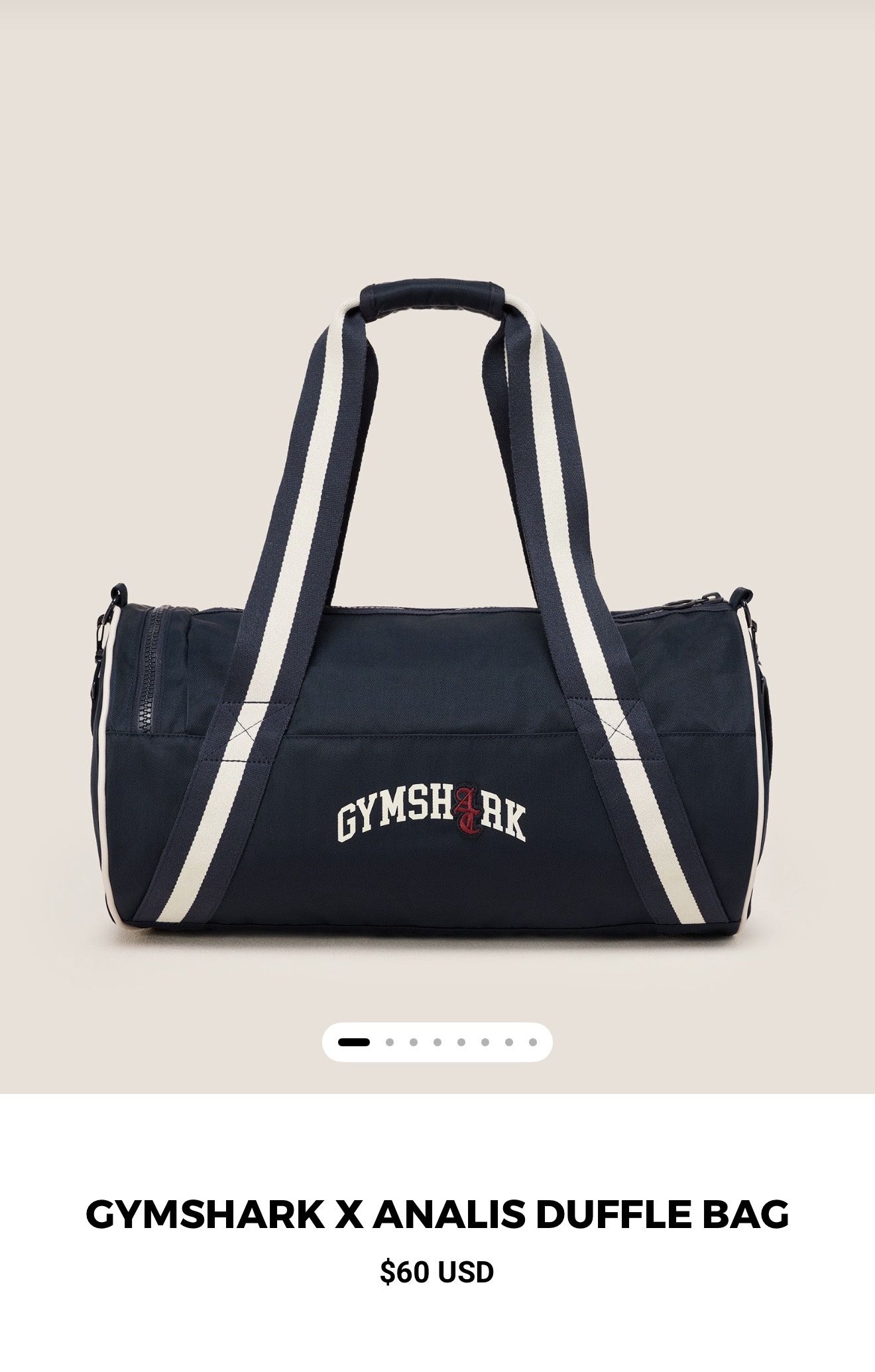Gymshark Duffle Bag Gym Bag