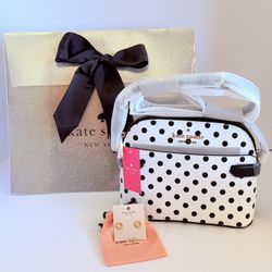 Kate Spade Crossbody bag and Earrings
