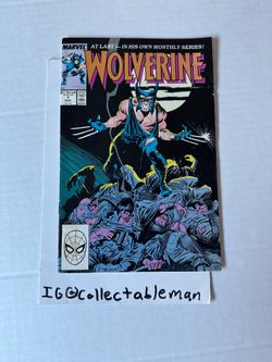 Wolverine #1 Marvel Comics November 1988 1st patch