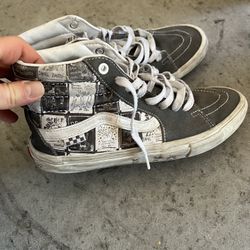 Vans Brand Gray/White Sneakers Size 8.5