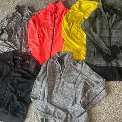 Bundle of women’s workout jackets