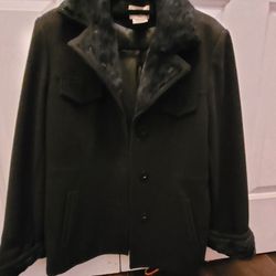 Womens Wool Black Jacket