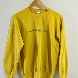 Vintage yellow Habor spring sweater from the 1990s.  Bin G