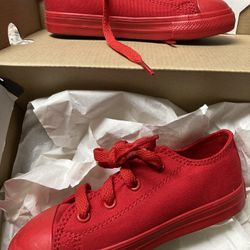 All Red Converse Brand New 