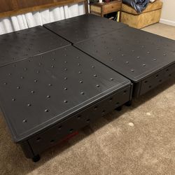 King size Sleep Number frame W/legs