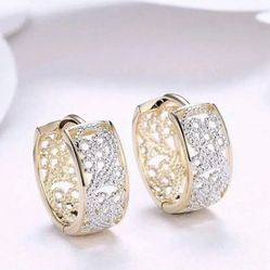 Gold Plated Huggie Earrings