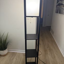 Floor Lamp With Shelves 