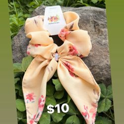 100% handmade scrunchies