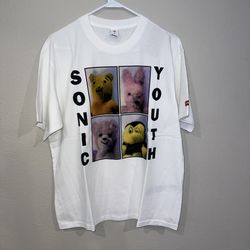 Sonic Youth Levi’s Vintage Style NEW T Shirt M Plushes Mike Kelley