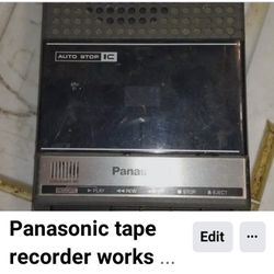 Vintage Cassette Tape Recorder 