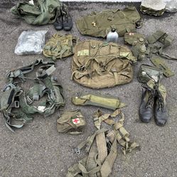 Vintage Military Surplus Army Gear