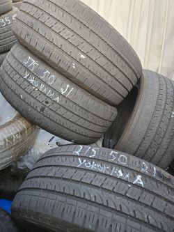 4 275 50 21 Yokohama  With  70 % Tread