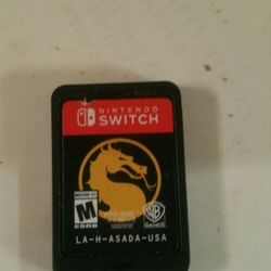 Mortal combat Nintendo game 