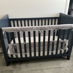 Crib And Dresser With Changing Table Top Set