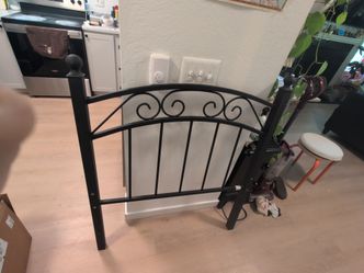 Twin Metal Headboard