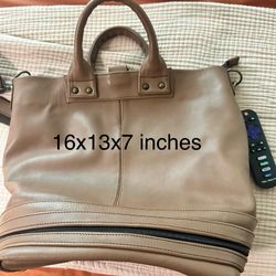 Mart Leather Large Convertible Bag Purse Crossbody Or Backpack