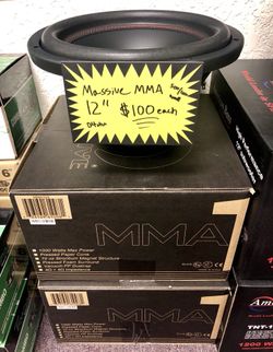 Massive MMA 12” $100 each new!