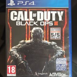 Call Of Duty Black Ops 3 PS4 COD III PlayStation 4