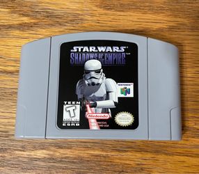 Star Wars Shadows of the Empire for Nintendo 64 n64 video game console system shadow cartridge Cart