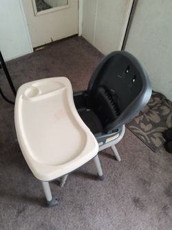 Childs Booster Chair And Tray Table