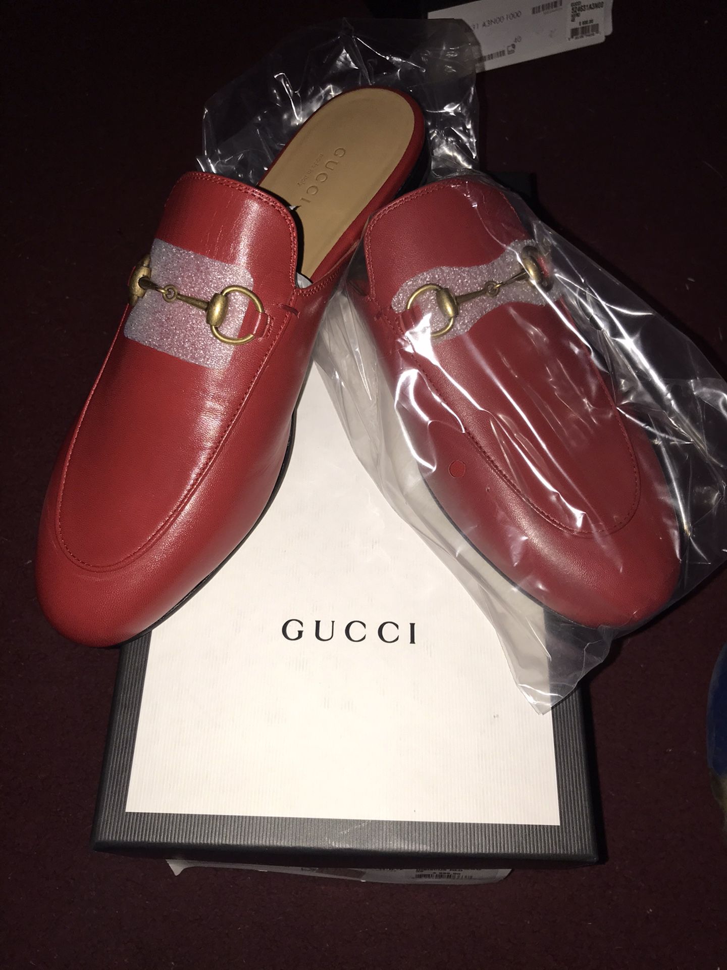 Women’s Gucci Princetown Leather Slipper