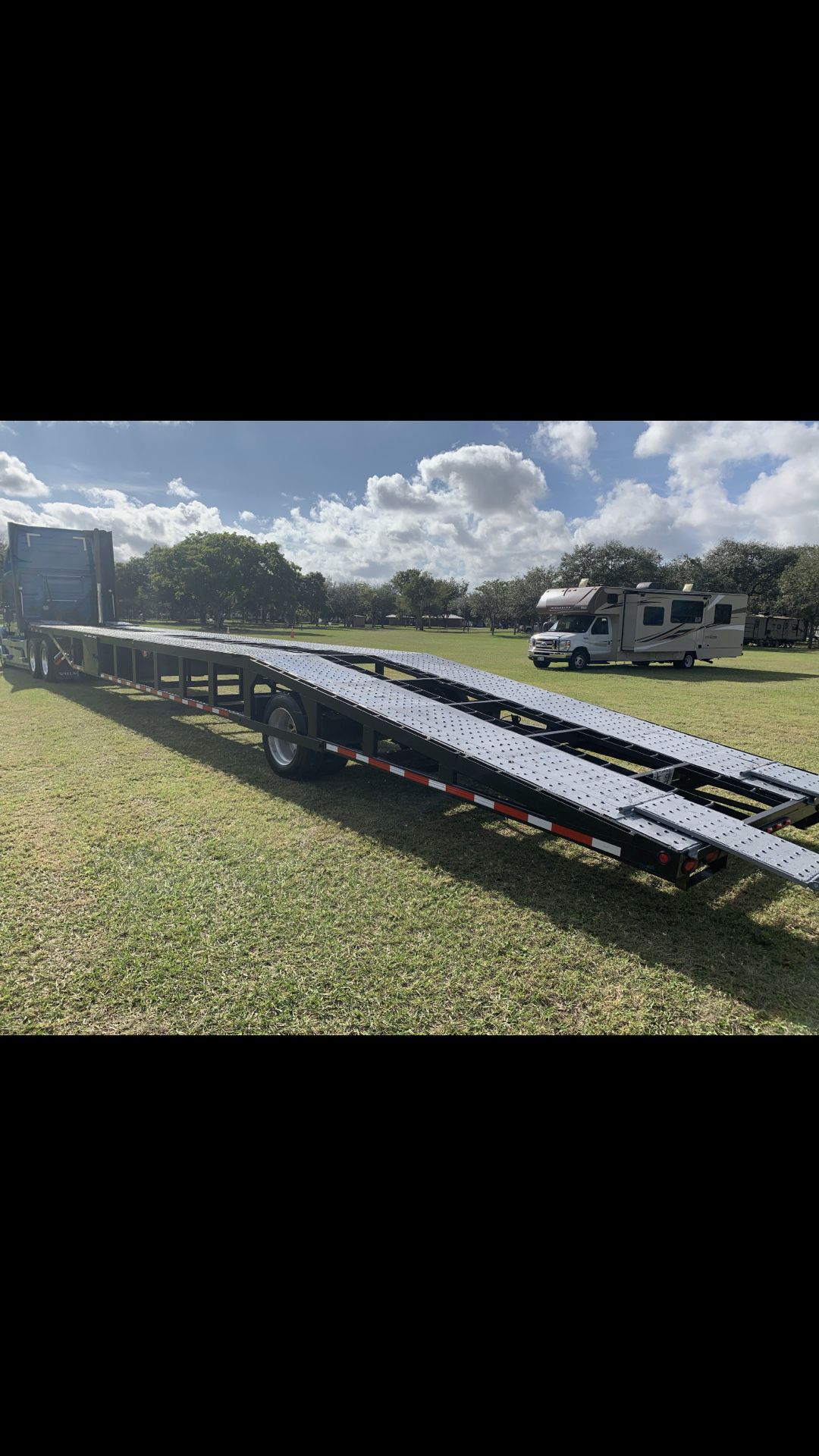 06 Sun Country Car hauler flatbed trailer car carrier