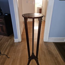 Large solid Wood tall plant stand