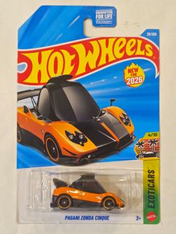 HOT WHEELS TOONED . EXOTICARS . 2009 PAGANI ZONDA CINQUE .