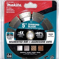 Makita 5 in. Segmented Rim Diamond Blade for General Purpose